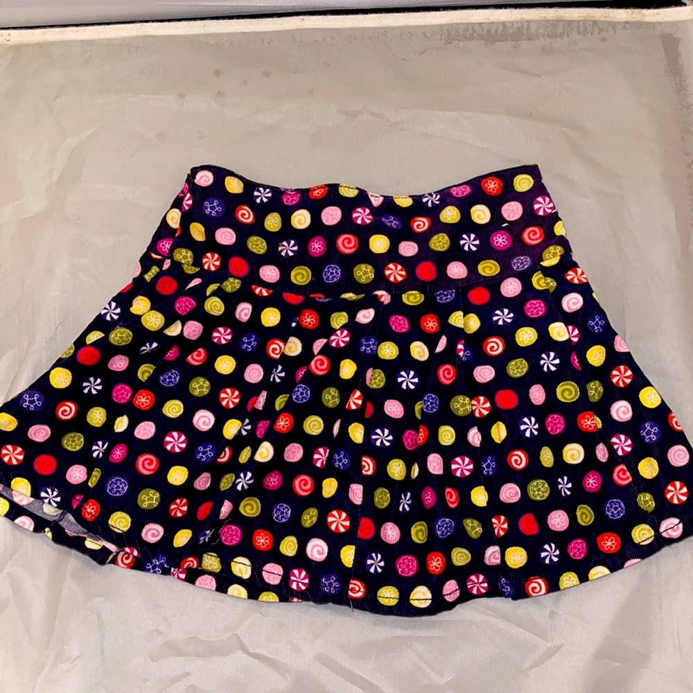 Gymboree skirt with cute candy design size 6